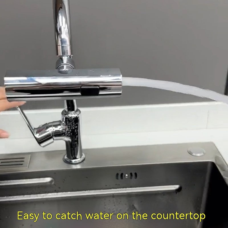 Universellt Kökskranmunstycke – Rotationsbar, Splash-säker & Multifunktionell Bubbler