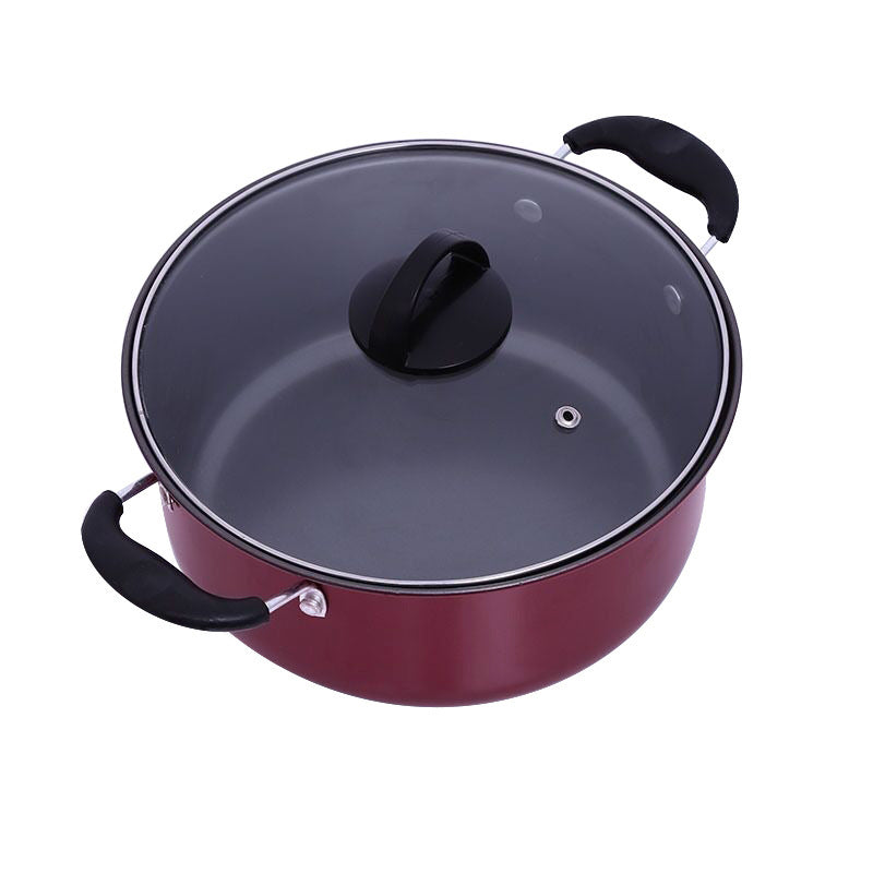 Hao Li 3-delars Non-Stick Kokkärlset – Stekpanna, Wok & Soppskål – Perfekt Presentset
