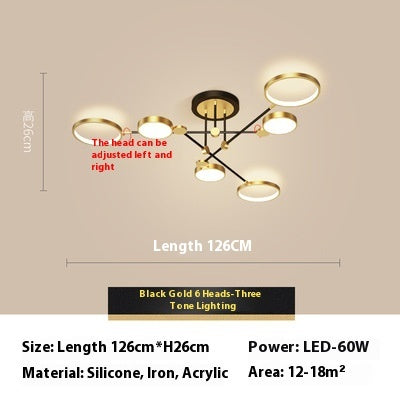 •	LED Ljuskrona – Svart/Guld – 4/6/8 Huvuden
	•	Modern LED Taklampa – Svart eller Svart/Guld
	•	LED Chandelier – Type A – Flera Storlekar
