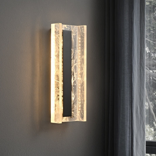 Vägglampa med Tre Färgers Ljus – Enkel Design