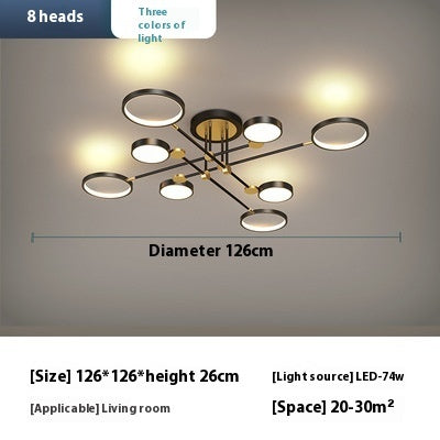•	LED Ljuskrona – Svart/Guld – 4/6/8 Huvuden
	•	Modern LED Taklampa – Svart eller Svart/Guld
	•	LED Chandelier – Type A – Flera Storlekar