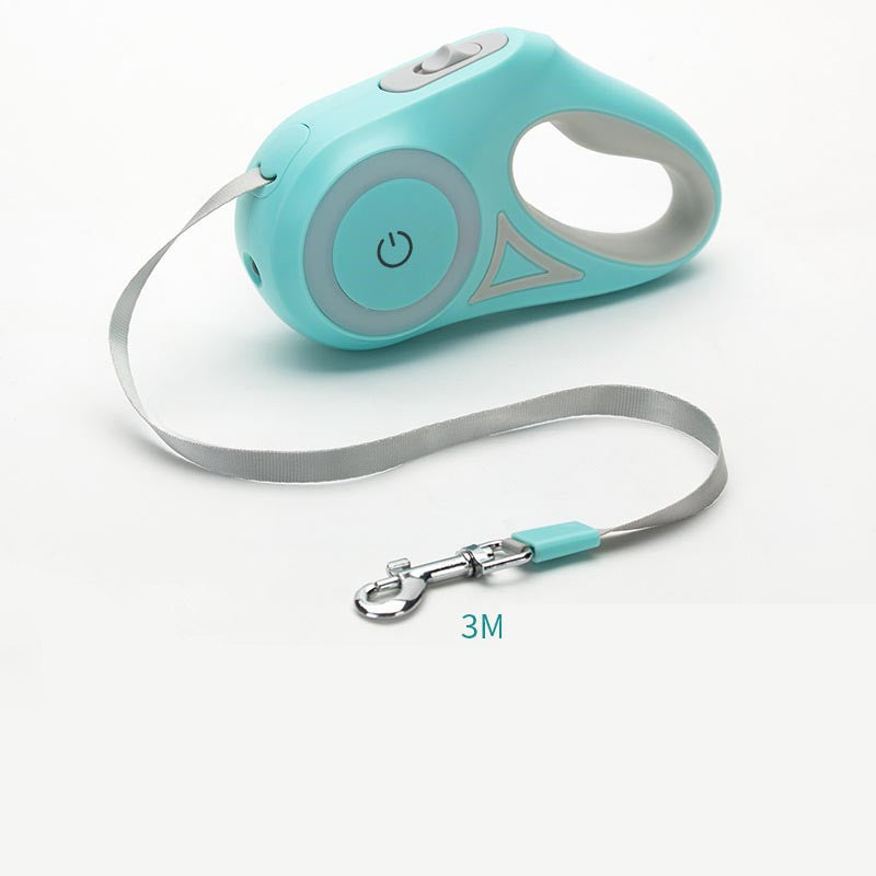 Utdragbart Hundkoppel med Broms – 3–5m, Ergonomiskt Grepp