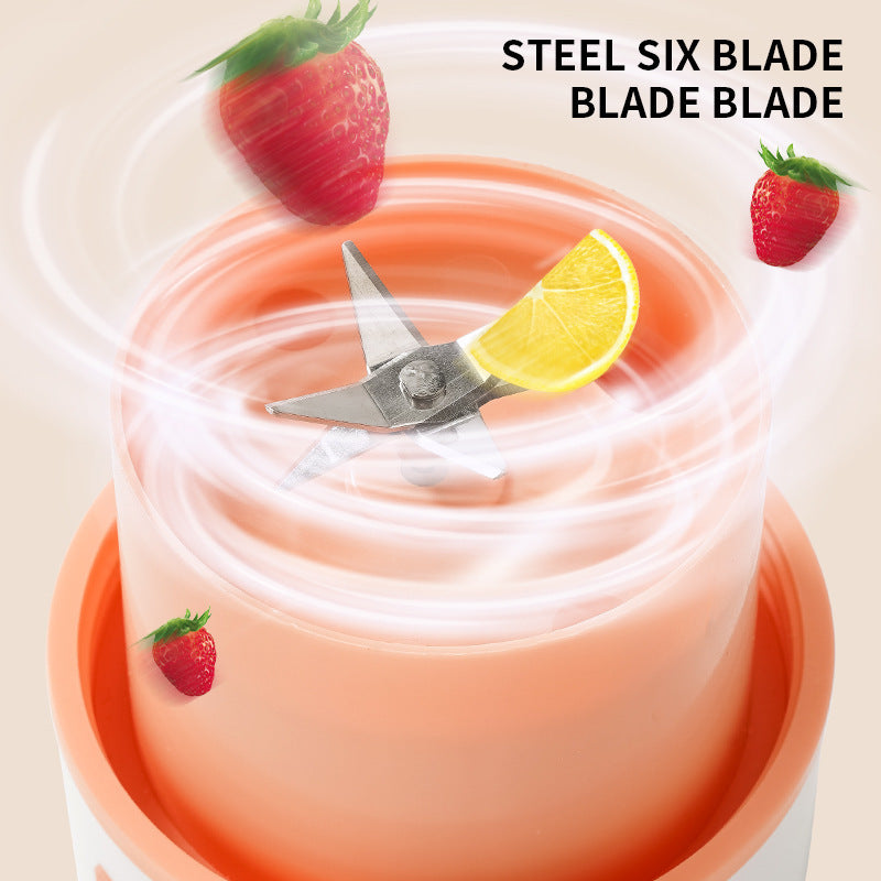 Trådlös Elektrisk Juicer & Mixer – USB-laddning, Iskross och Fruktblender