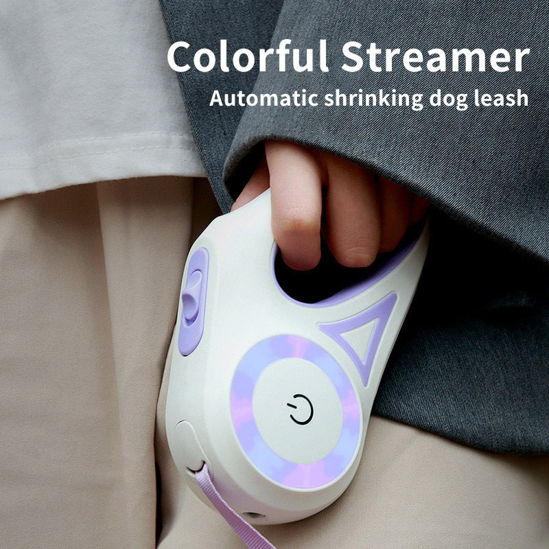 Utdragbart Hundkoppel med Broms – 3–5m, Ergonomiskt Grepp