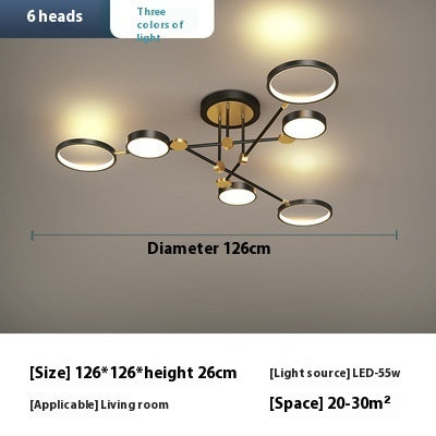 •	LED Ljuskrona – Svart/Guld – 4/6/8 Huvuden
	•	Modern LED Taklampa – Svart eller Svart/Guld
	•	LED Chandelier – Type A – Flera Storlekar