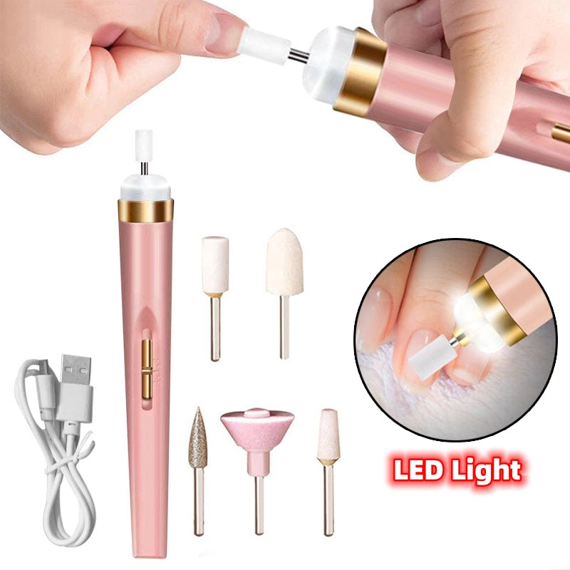 Nagelmaskin med LED-lampa -Ergonomisk och Enkel att Använda