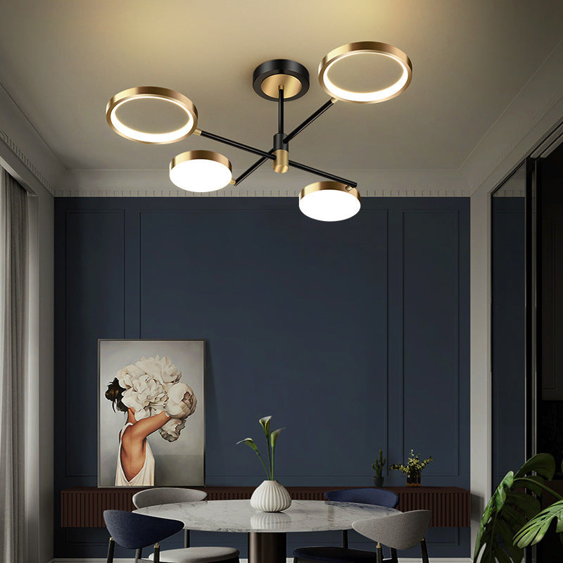 •	LED Ljuskrona – Svart/Guld – 4/6/8 Huvuden
	•	Modern LED Taklampa – Svart eller Svart/Guld
	•	LED Chandelier – Type A – Flera Storlekar